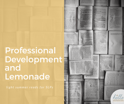 Light Summer Reads for SLPs